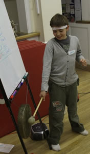 Hit that thing, J Arthur